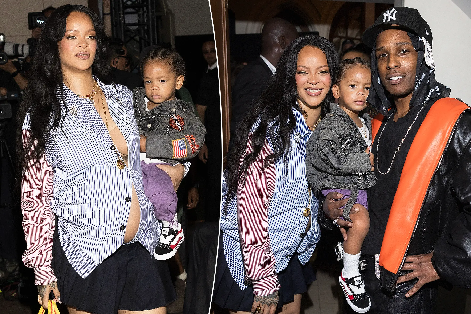 Rihanna Membawa Riot, Putra A$AP Rocky yang Berusia 2 Tahun, ke Pertunjukan Busana Pertamanya